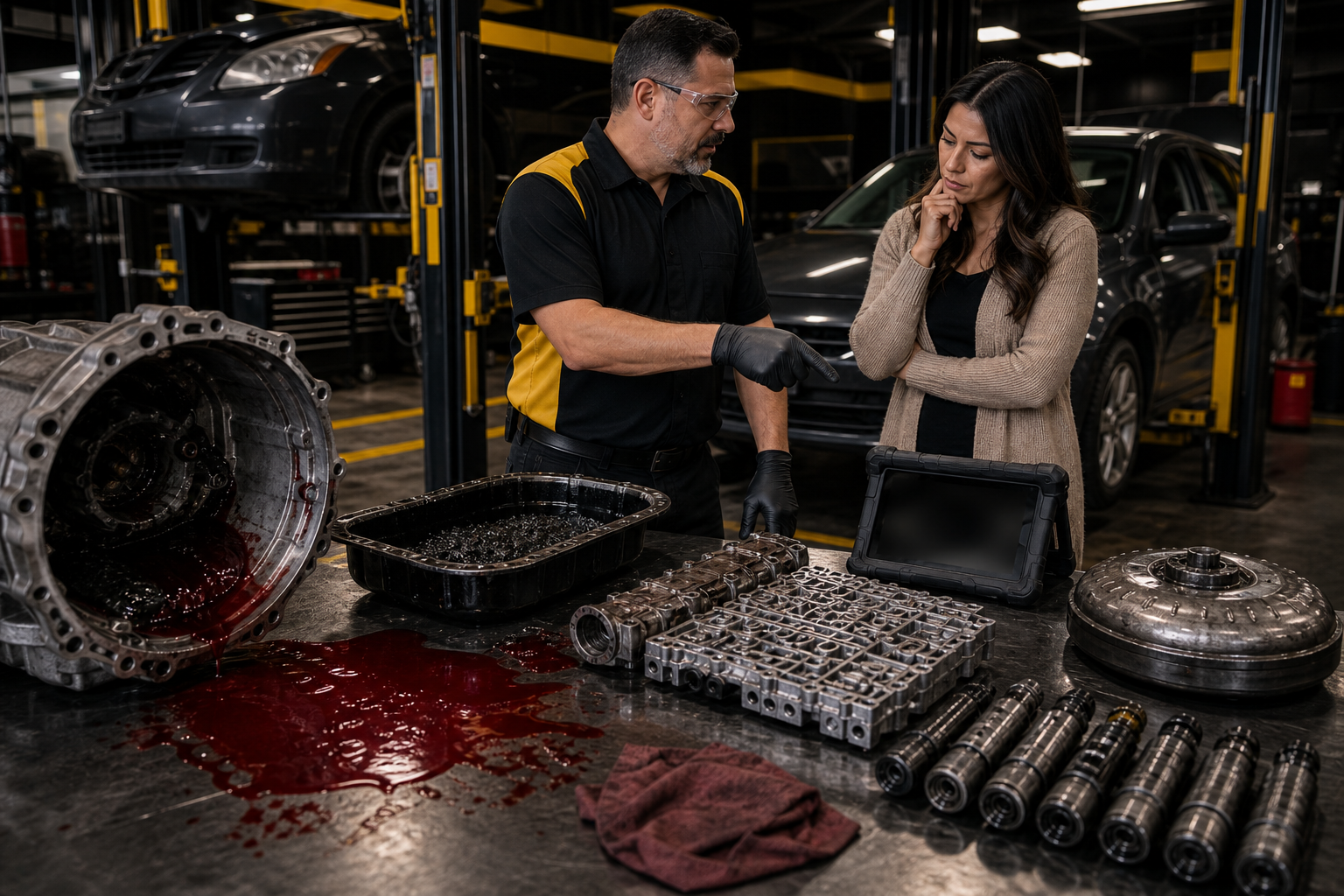 When to Park It and Ask About Towing for Burnt Transmission Fluid: Color, Smell, Heat Damage, and What To Do