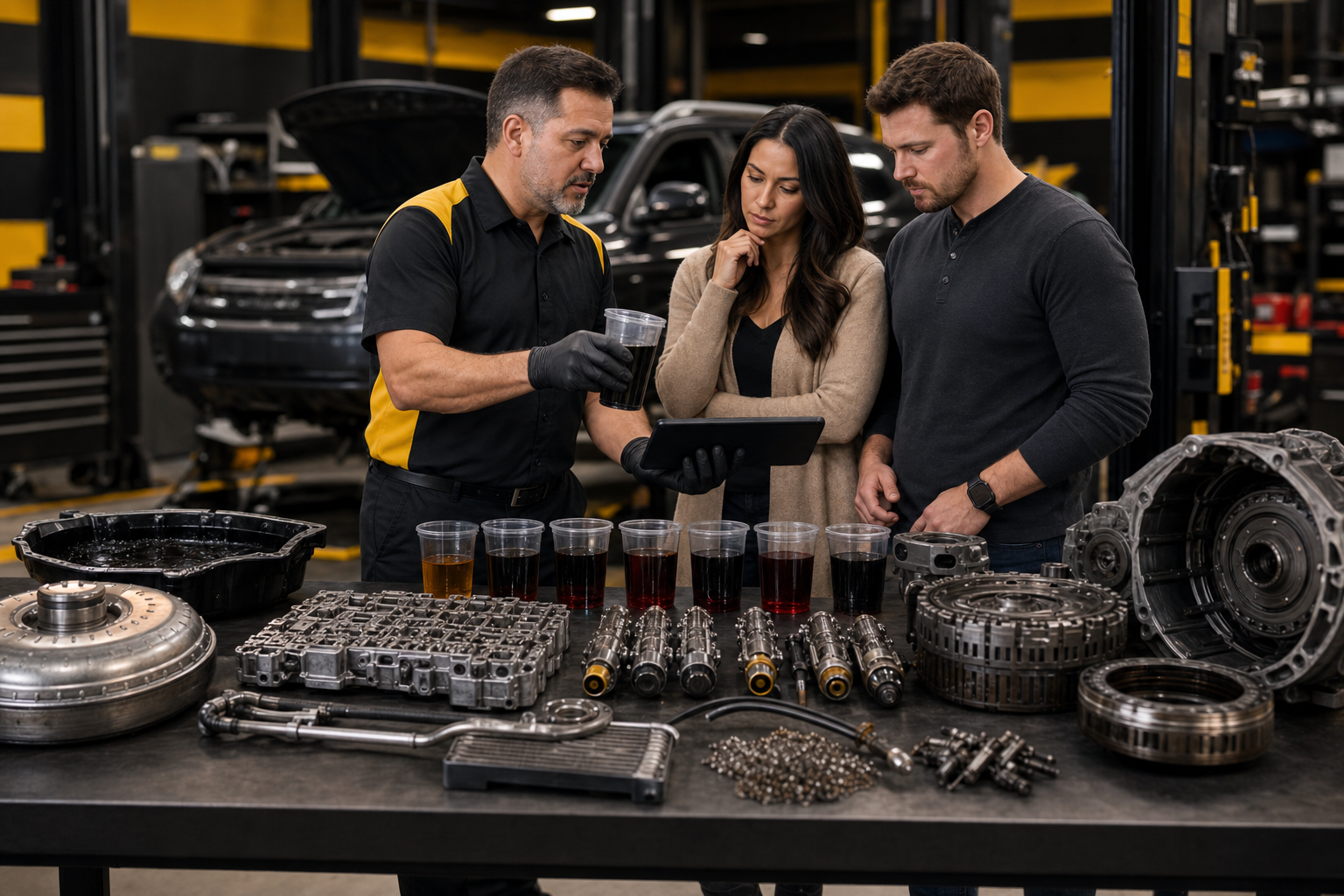 Identification and Data Before Parts for Burnt Transmission Fluid: Color, Smell, Heat Damage, and What To Do