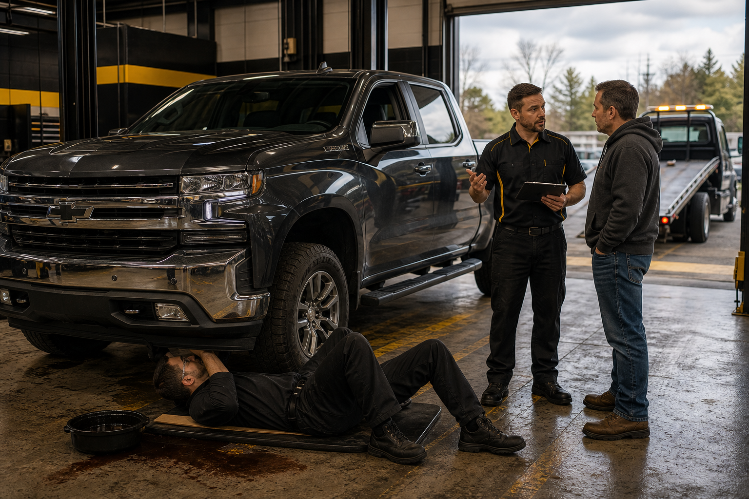 When to Park It and Ask About Towing for Chevy Silverado 8L90 Shudder: Torque Converter or Something Worse?