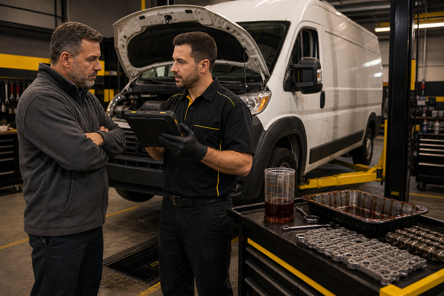 What to Document Before Diagnosis for Commercial Van Transmission Problems Near Joliet: Transit, Sprinter, ProMaster, and Express