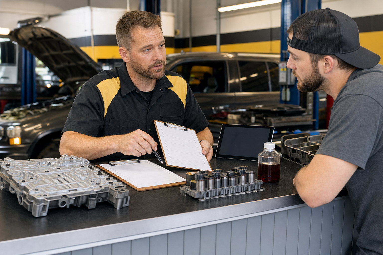 Identification and Data Before Parts for Hard or Rough Shifting Transmission: Causes and Repair Cost in Joliet