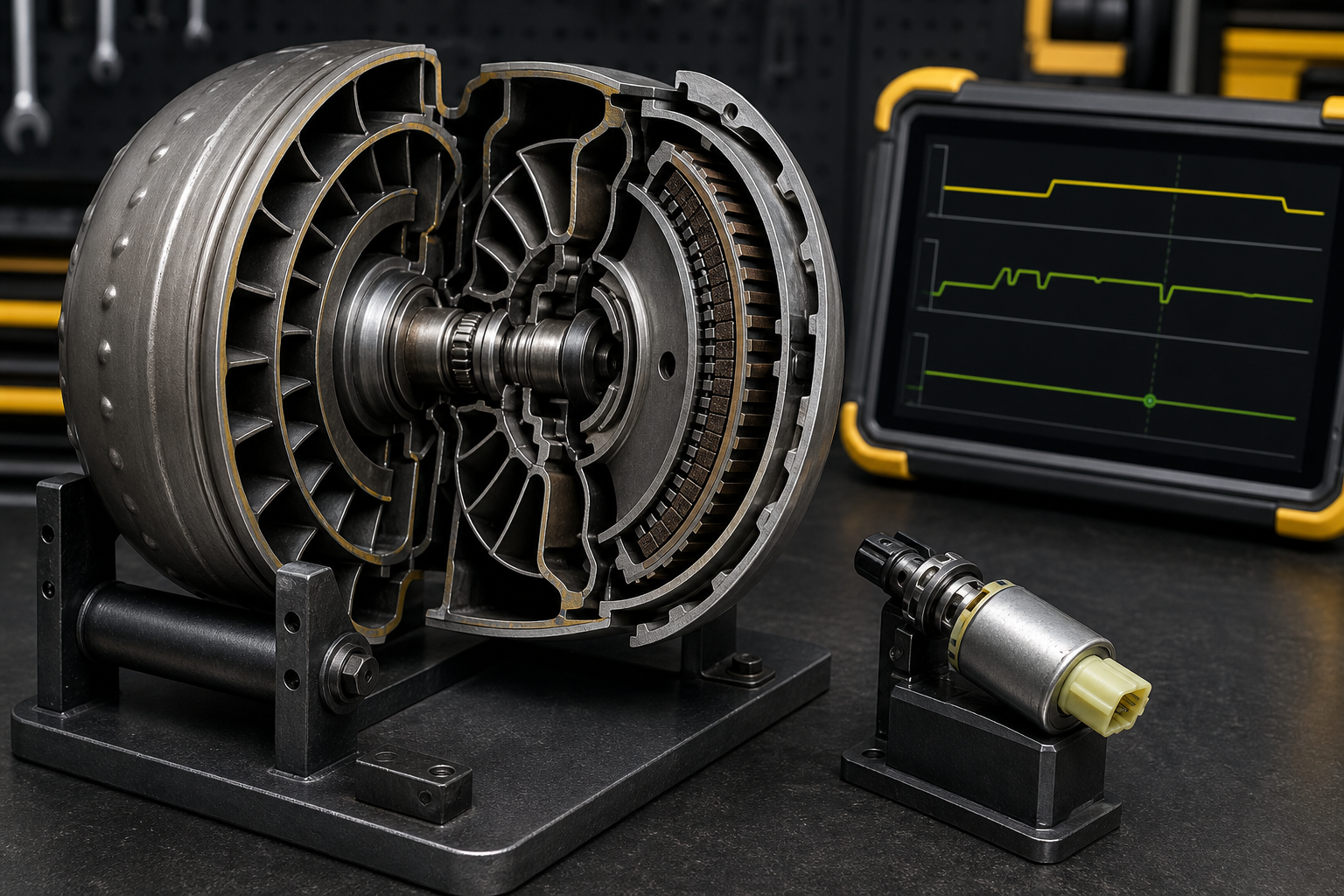P0742: Torque Converter Clutch Stuck On diagnostic and repair context