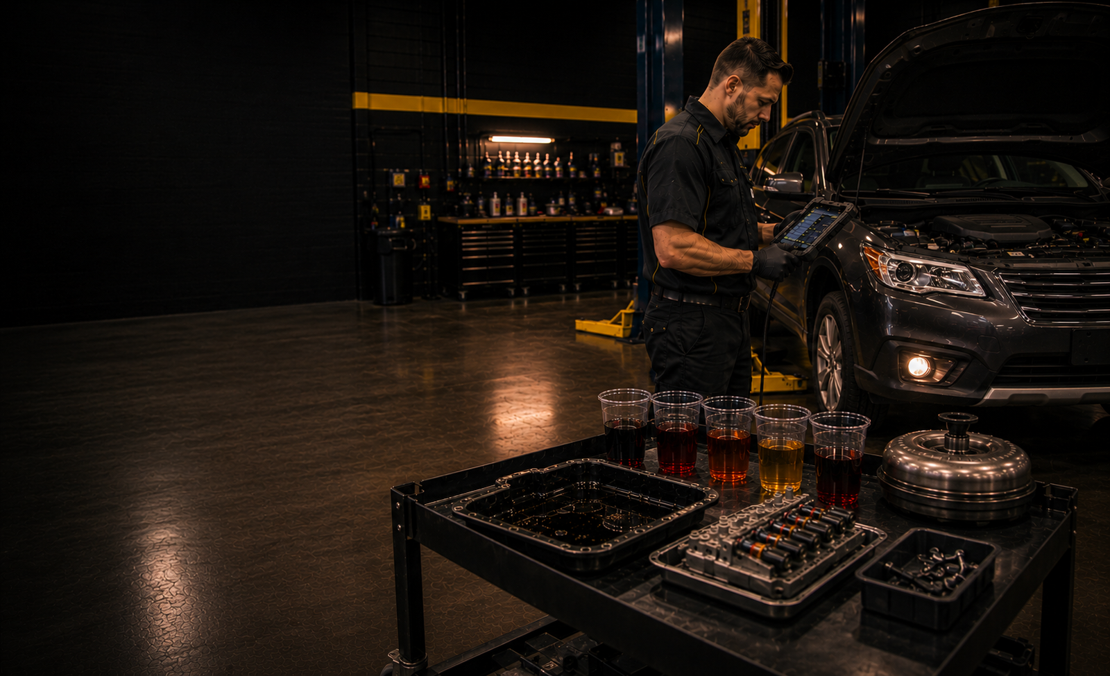 P2714: Pressure Control Solenoid D Performance/Stuck Off diagnostic and repair context