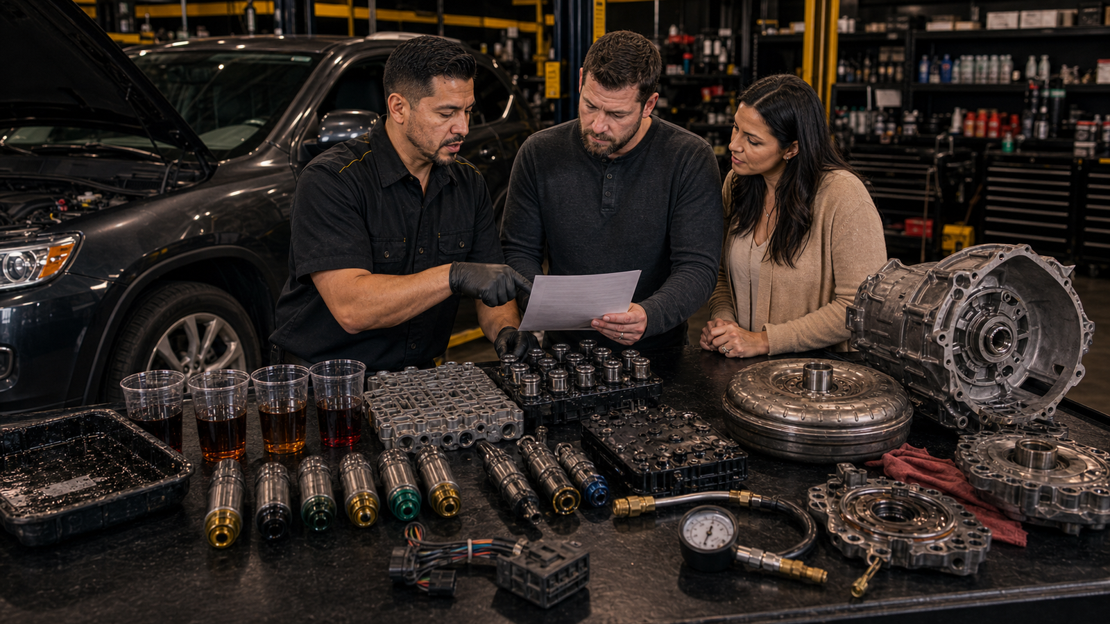 When to Stop Driving and Ask About Towing: P2715 transmission diagnostic code for P2715: Pressure Control Solenoid D Stuck On